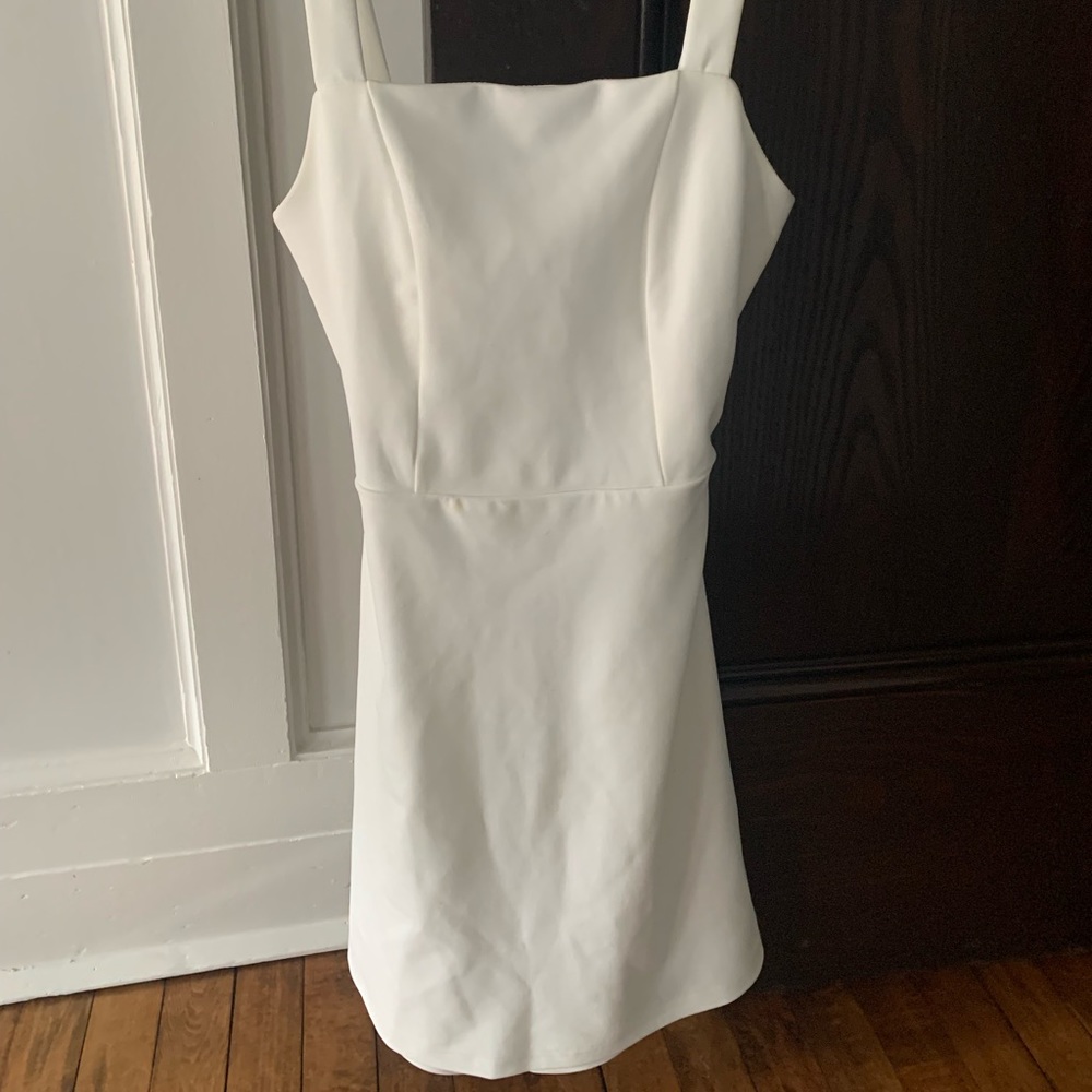 Missbehave girls white special occasion dress. Worn 1 time. Like new!